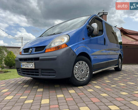 Синий Рено Трафик, объемом двигателя 1.9 л и пробегом 310 тыс. км за 8000 $, фото 50 на Automoto.ua