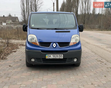 Синій Рено Трафік, об'ємом двигуна 2 л та пробігом 398 тис. км за 8000 $, фото 1 на Automoto.ua