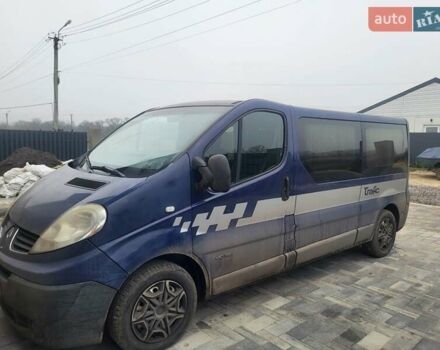 Синий Рено Трафик, объемом двигателя 2.5 л и пробегом 377 тыс. км за 9500 $, фото 2 на Automoto.ua