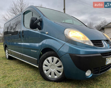 Синий Рено Трафик, объемом двигателя 2.5 л и пробегом 297 тыс. км за 10700 $, фото 6 на Automoto.ua