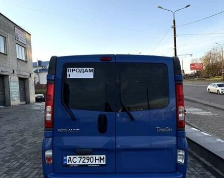Синий Рено Трафик, объемом двигателя 2 л и пробегом 245 тыс. км за 14500 $, фото 2 на Automoto.ua