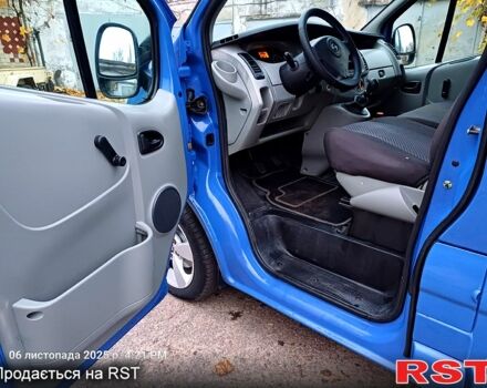 Синий Рено Трафик, объемом двигателя 1.9 л и пробегом 270 тыс. км за 7500 $, фото 9 на Automoto.ua