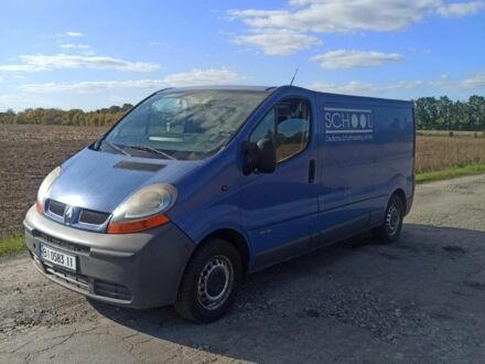 Синий Рено Трафик, объемом двигателя 1.9 л и пробегом 360 тыс. км за 5500 $, фото 1 на Automoto.ua