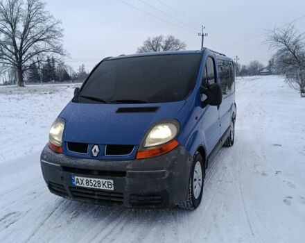 Синий Рено Трафик, объемом двигателя 1.9 л и пробегом 360 тыс. км за 6500 $, фото 1 на Automoto.ua