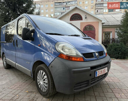 Синій Рено Трафік, об'ємом двигуна 1.9 л та пробігом 321 тис. км за 4500 $, фото 1 на Automoto.ua