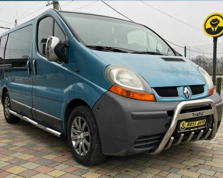 Синий Рено Трафик, объемом двигателя 1.9 л и пробегом 363 тыс. км за 6250 $, фото 1 на Automoto.ua