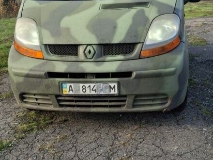 Синий Рено Трафик, объемом двигателя 1.9 л и пробегом 370 тыс. км за 6000 $, фото 1 на Automoto.ua