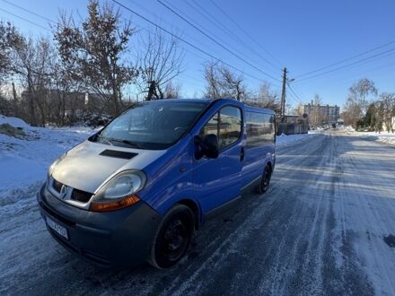 Синий Рено Трафик, объемом двигателя 1.9 л и пробегом 371 тыс. км за 3400 $, фото 1 на Automoto.ua