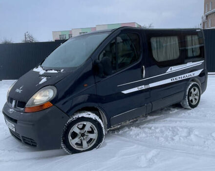 Синий Рено Трафик, объемом двигателя 1.87 л и пробегом 413 тыс. км за 6600 $, фото 1 на Automoto.ua