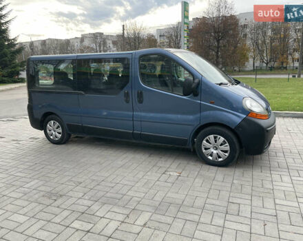 Синий Рено Трафик, объемом двигателя 1.9 л и пробегом 455 тыс. км за 7400 $, фото 1 на Automoto.ua
