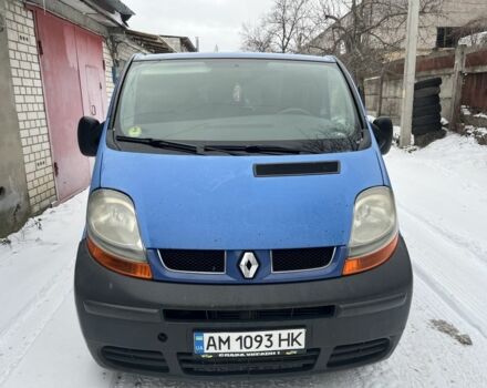 Синій Рено Трафік, об'ємом двигуна 1.9 л та пробігом 387 тис. км за 5500 $, фото 1 на Automoto.ua