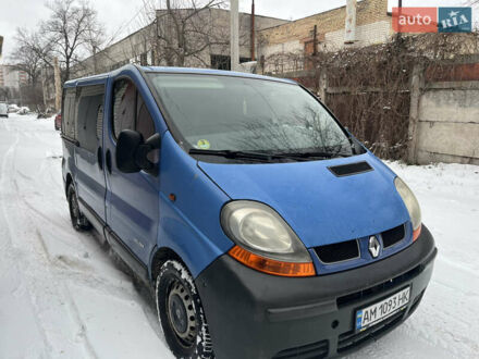 Синій Рено Трафік, об'ємом двигуна 1.9 л та пробігом 378 тис. км за 5200 $, фото 1 на Automoto.ua