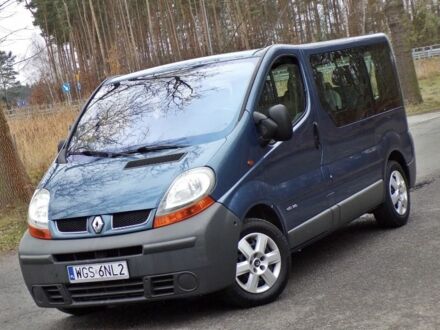 Синий Рено Трафик, объемом двигателя 2.5 л и пробегом 286 тыс. км за 6310 $, фото 1 на Automoto.ua