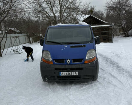 Синий Рено Трафик, объемом двигателя 1.9 л и пробегом 388 тыс. км за 6999 $, фото 1 на Automoto.ua