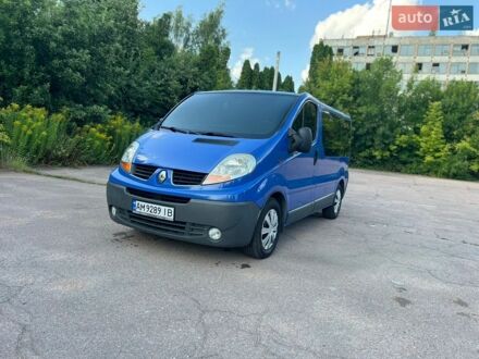 Синій Рено Трафік, об'ємом двигуна 2 л та пробігом 410 тис. км за 8700 $, фото 1 на Automoto.ua