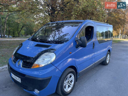 Синий Рено Трафик, объемом двигателя 2.5 л и пробегом 317 тыс. км за 8900 $, фото 1 на Automoto.ua