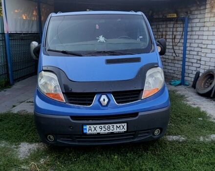 Синій Рено Трафік, об'ємом двигуна 2 л та пробігом 361 тис. км за 9500 $, фото 1 на Automoto.ua