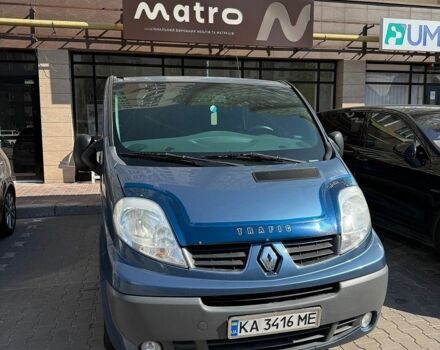 Синій Рено Трафік, об'ємом двигуна 2 л та пробігом 299 тис. км за 14200 $, фото 1 на Automoto.ua