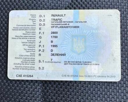 Рено Трафик 2009 в Бершаде на Automoto.ua Зеленый Рено Трафик, объемом двигателя 2 л и пробегом 413 тыс. км за 7963 $, фото 24 на Automoto.ua
