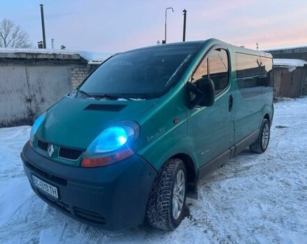 Зеленый Рено Трафик, объемом двигателя 1.9 л и пробегом 215 тыс. км за 6750 $, фото 1 на Automoto.ua