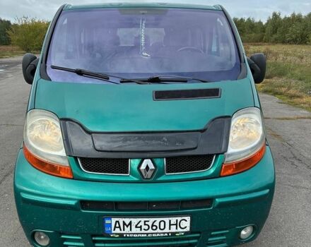 Зеленый Рено Трафик, объемом двигателя 1.9 л и пробегом 340 тыс. км за 7300 $, фото 1 на Automoto.ua