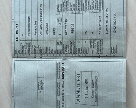 Белый Рено Зое, объемом двигателя 0 л и пробегом 80 тыс. км за 4399 $, фото 10 на Automoto.ua