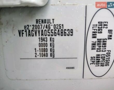 Білий Рено Зое, об'ємом двигуна 0 л та пробігом 40 тис. км за 6900 $, фото 16 на Automoto.ua