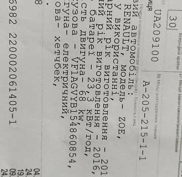 Білий Рено Зое, об'ємом двигуна 0 л та пробігом 50 тис. км за 7950 $, фото 57 на Automoto.ua