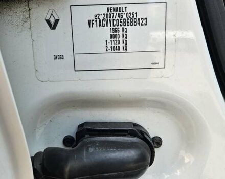 Білий Рено Зое, об'ємом двигуна 0 л та пробігом 95 тис. км за 9850 $, фото 17 на Automoto.ua
