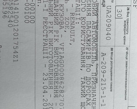 Білий Рено Зое, об'ємом двигуна 0 л та пробігом 159 тис. км за 8999 $, фото 56 на Automoto.ua