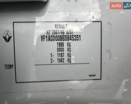 Білий Рено Зое, об'ємом двигуна 0 л та пробігом 36 тис. км за 12400 $, фото 39 на Automoto.ua
