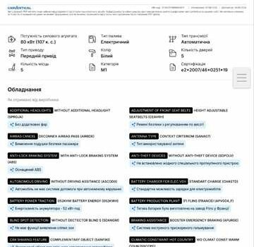 Белый Рено Зое, объемом двигателя 0 л и пробегом 92 тыс. км за 13600 $, фото 15 на Automoto.ua