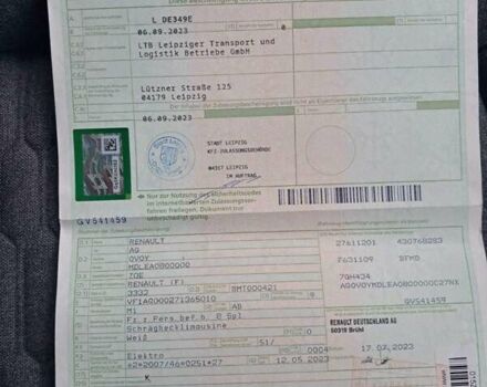 Белый Рено Зое, объемом двигателя 0 л и пробегом 15 тыс. км за 13900 $, фото 31 на Automoto.ua