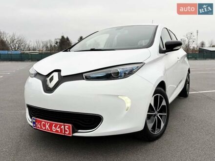Белый Рено Зое, объемом двигателя 0 л и пробегом 37 тыс. км за 9600 $, фото 1 на Automoto.ua