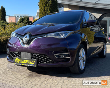 Фиолетовый Рено Зое, объемом двигателя 52 л и пробегом 27 тыс. км за 15300 $, фото 2 на Automoto.ua