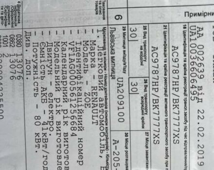 Сірий Рено Зое, об'ємом двигуна 0 л та пробігом 128 тис. км за 9150 $, фото 17 на Automoto.ua