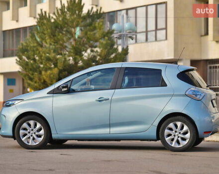Синий Рено Зое, объемом двигателя 0 л и пробегом 77 тыс. км за 6900 $, фото 7 на Automoto.ua
