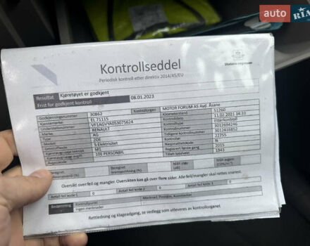 Синий Рено Зое, объемом двигателя 0 л и пробегом 75 тыс. км за 6300 $, фото 7 на Automoto.ua