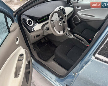 Синий Рено Зое, объемом двигателя 0 л и пробегом 75 тыс. км за 6300 $, фото 4 на Automoto.ua