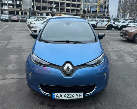 Синий Рено Зое, объемом двигателя 0 л и пробегом 61 тыс. км за 11400 $, фото 1 на Automoto.ua