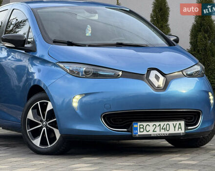 Синий Рено Зое, объемом двигателя 0 л и пробегом 104 тыс. км за 9750 $, фото 4 на Automoto.ua