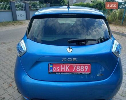 Синий Рено Зое, объемом двигателя 0 л и пробегом 86 тыс. км за 9800 $, фото 6 на Automoto.ua