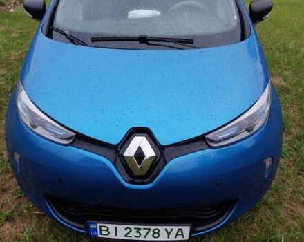 Синий Рено Зое, объемом двигателя 0 л и пробегом 46 тыс. км за 10300 $, фото 7 на Automoto.ua