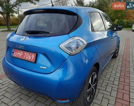 Синий Рено Зое, объемом двигателя 0 л и пробегом 61 тыс. км за 9799 $, фото 14 на Automoto.ua