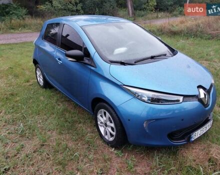 Синий Рено Зое, объемом двигателя 0 л и пробегом 46 тыс. км за 10300 $, фото 11 на Automoto.ua