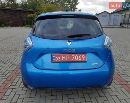 Синий Рено Зое, объемом двигателя 0 л и пробегом 61 тыс. км за 9799 $, фото 12 на Automoto.ua