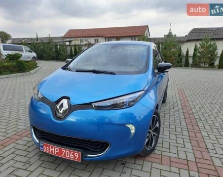Синий Рено Зое, объемом двигателя 0 л и пробегом 61 тыс. км за 9799 $, фото 2 на Automoto.ua