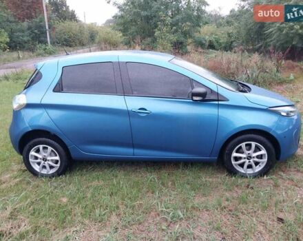 Синий Рено Зое, объемом двигателя 0 л и пробегом 46 тыс. км за 10300 $, фото 9 на Automoto.ua