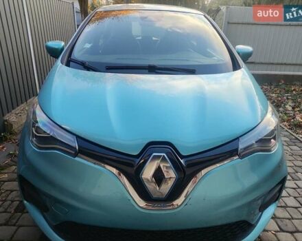 Синий Рено Зое, объемом двигателя 0 л и пробегом 30 тыс. км за 12100 $, фото 3 на Automoto.ua