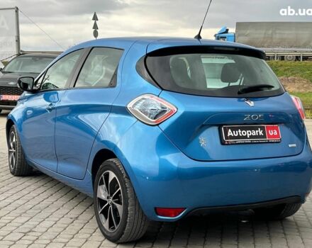 Синий Рено Зое, объемом двигателя 0 л и пробегом 55 тыс. км за 11490 $, фото 6 на Automoto.ua